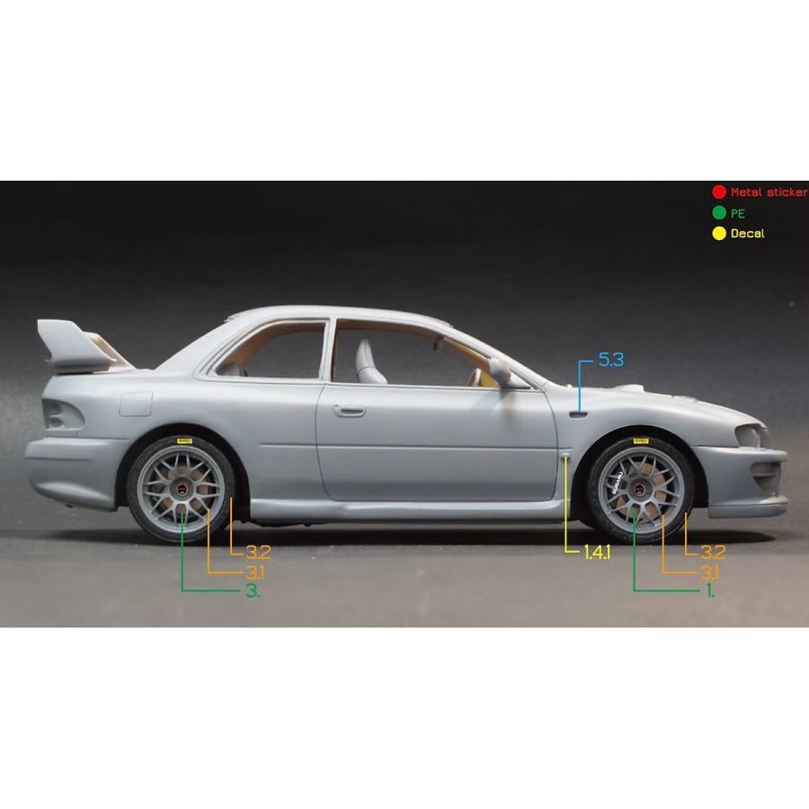 ZoomOn 1/24 Z097 スバル インプレッサ 22B STI レジンキット