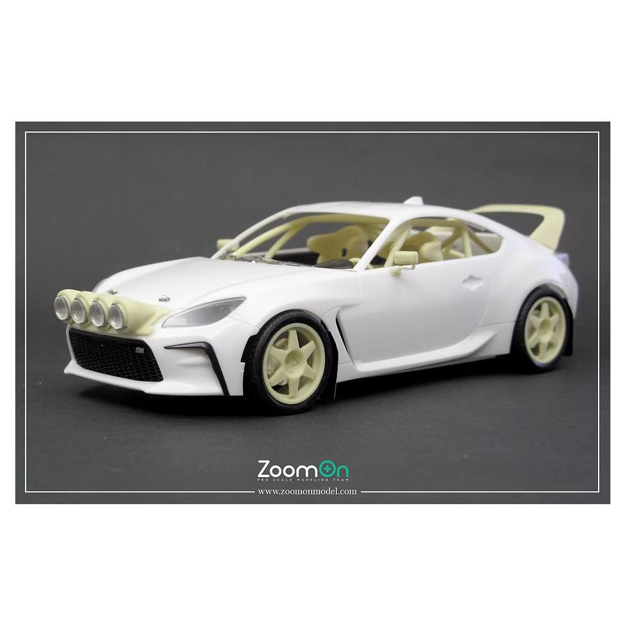 ZoomOn 1/24 Z213 カストロール トヨタ GR86 ラリーパーツセット