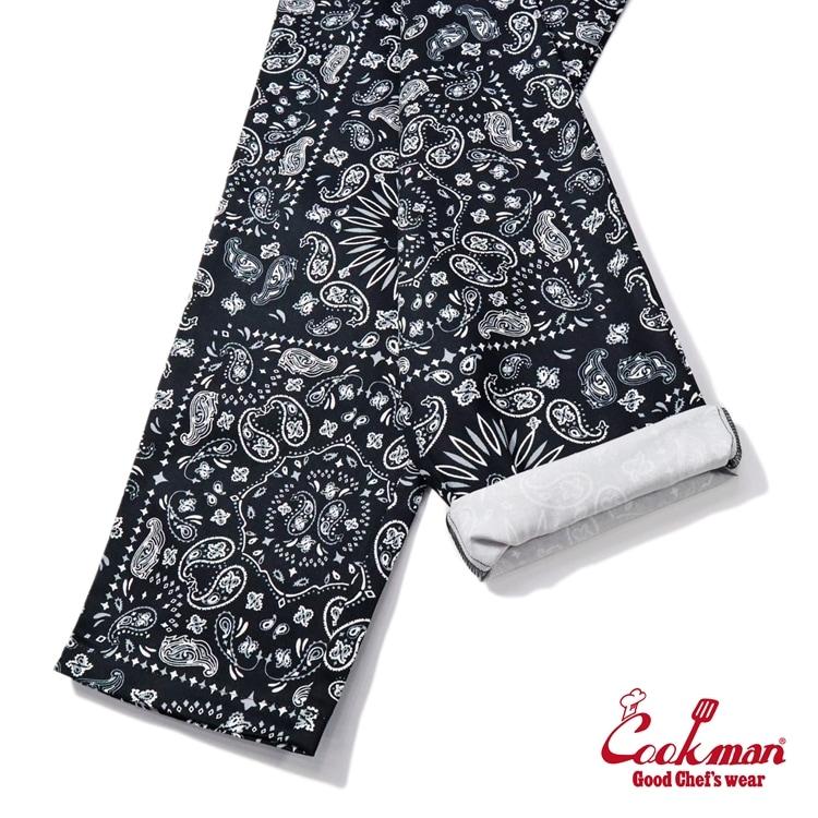 COOKMAN（クックマン） シェフパンツ メンズ Chef Pants Paisley Black