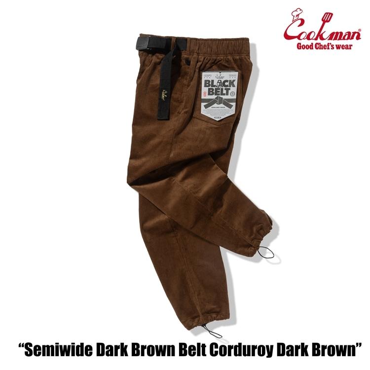 COOKMAN（クックマン） シェフパンツ メンズ Chef Pants SemiwideBlack