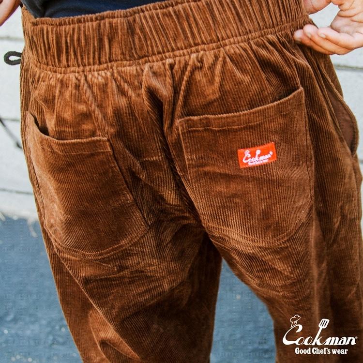 COOKMAN（クックマン） シェフパンツ メンズ Chef Pants SemiwideBlack