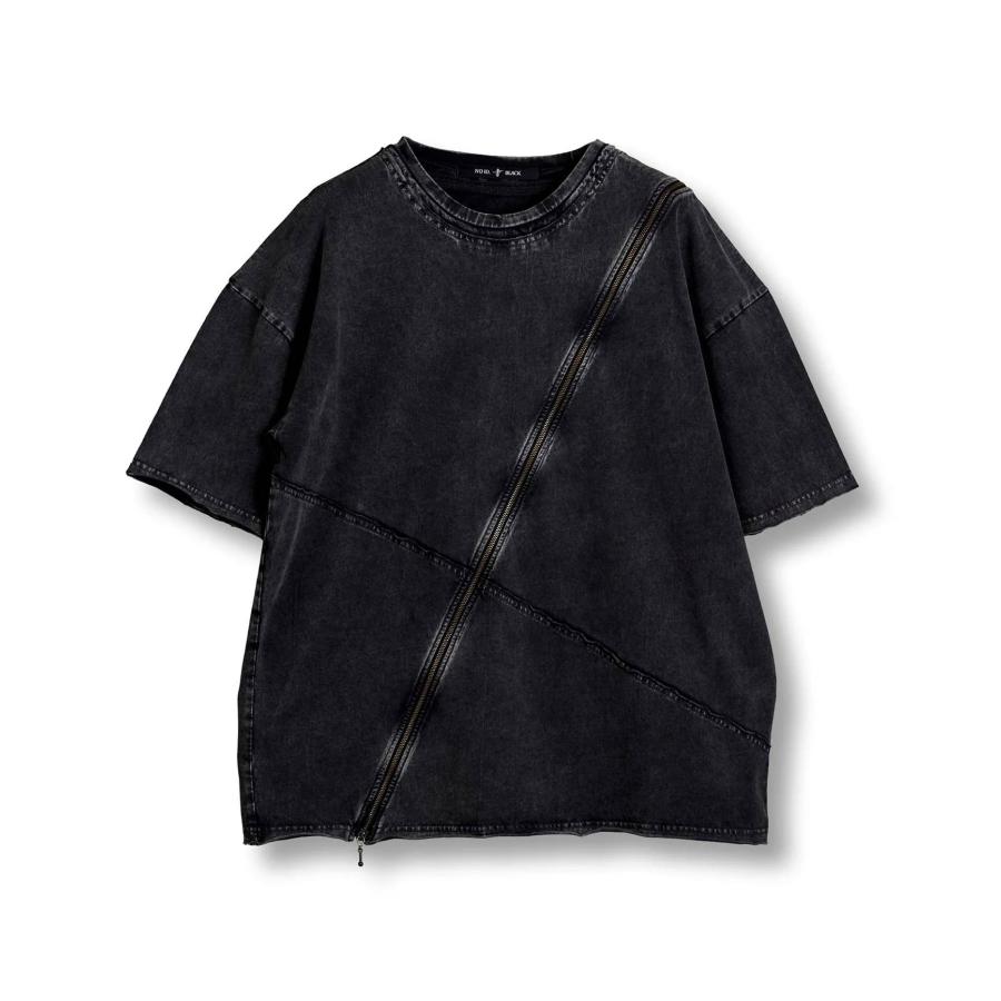 NO ID.（ノーアイディー） noid 半袖Tシャツ メンズ マルチシームZIP