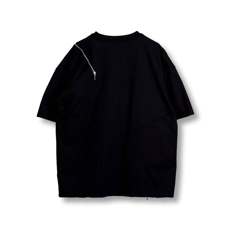 NO ID.（ノーアイディー） noid 半袖Tシャツ メンズ マルチシームZIP