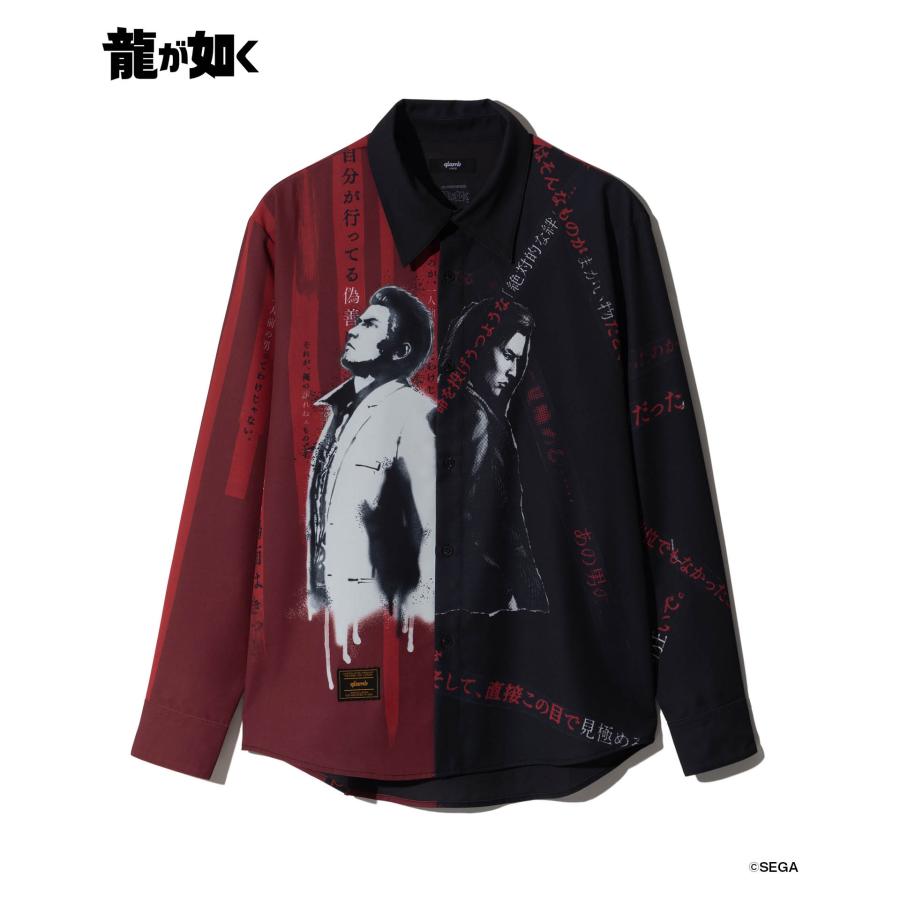 glamb 龍が如く　ヤクザキワミ3シャツ glamb（グラム） お取り寄せ商品 長袖シャツ メンズ Yakuza Kiwami 3