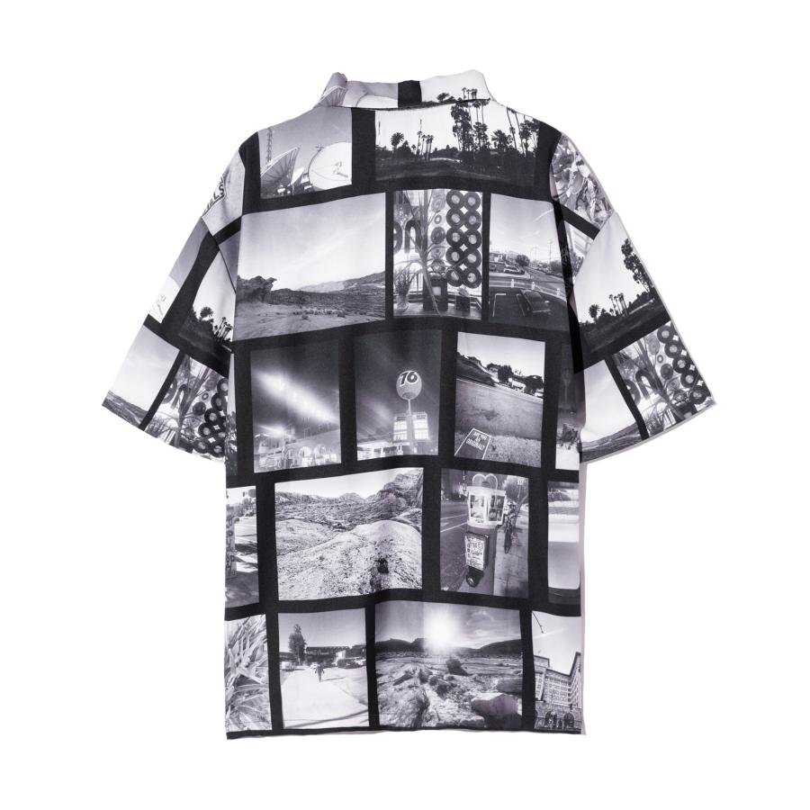 glamb グラム 半袖シャツ LA Photo Shirt/LAフォトシャツ 春夏ファッション ブラック GB0224/SH01｜m-p0421｜03