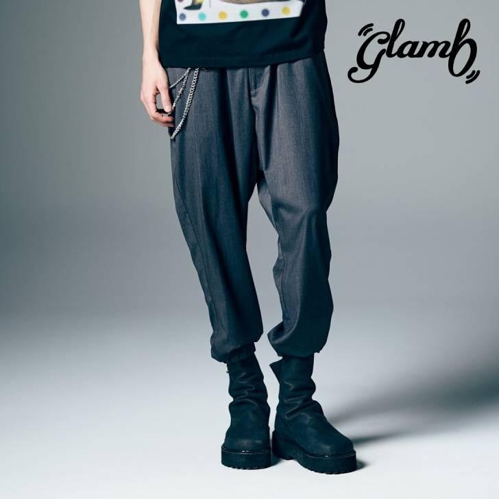 glamb（グラム） パンツ メンズ Shadow Stripe Tapered Slacks