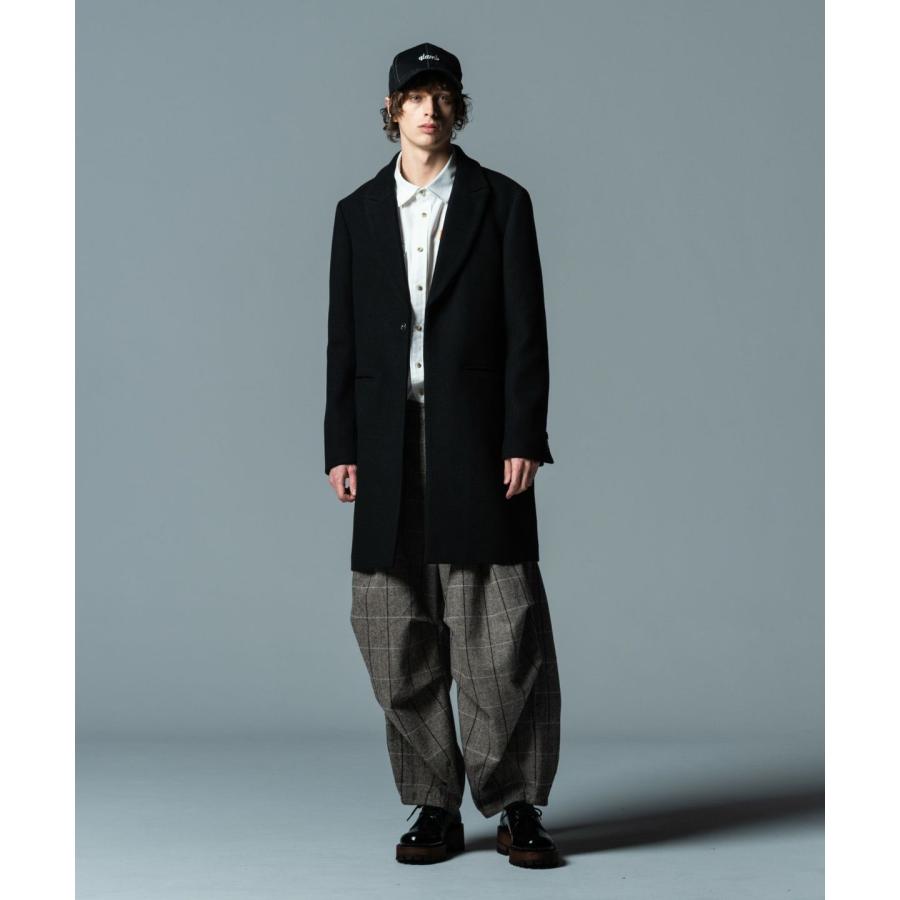 完売品！glamb チェスターコート ブラック glamb チェスターコート コート Tabbed Chester Coat / タブド
