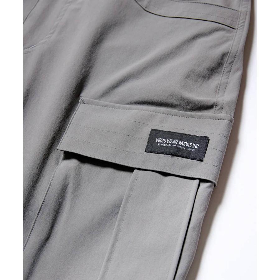 お取り寄せ商品 VIRGOwearworks ヴァルゴウェアワークス メンズ カーゴパンツ SLIM MILITARY STRETCH CARGO グレー カーキ ブラック VG-PT-458 爆買の画像