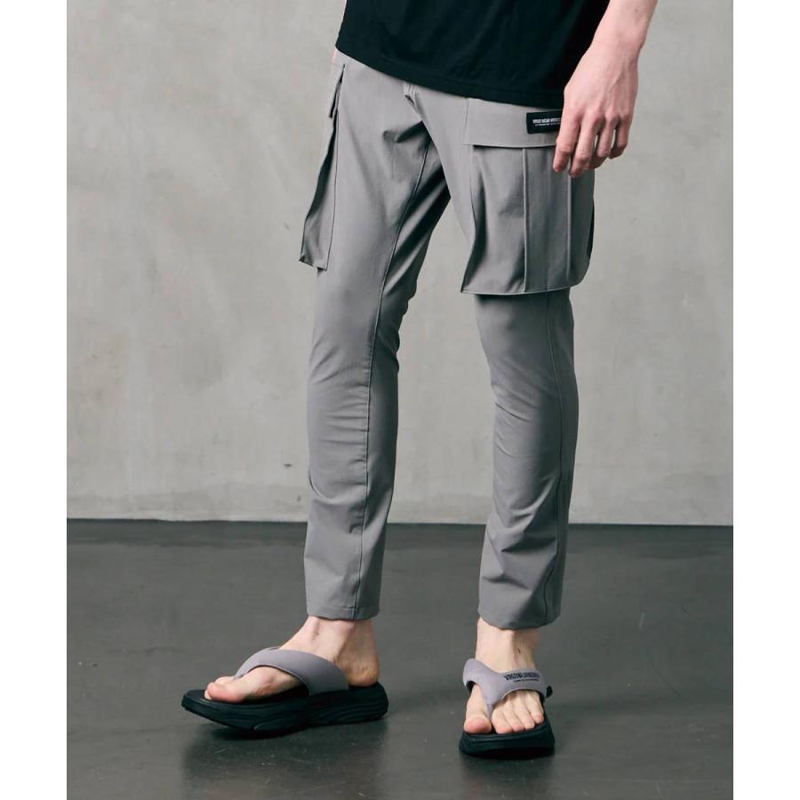お取り寄せ商品 VIRGOwearworks ヴァルゴウェアワークス メンズ カーゴパンツ SLIM MILITARY STRETCH CARGO グレー カーキ ブラック VG-PT-458 爆買の画像