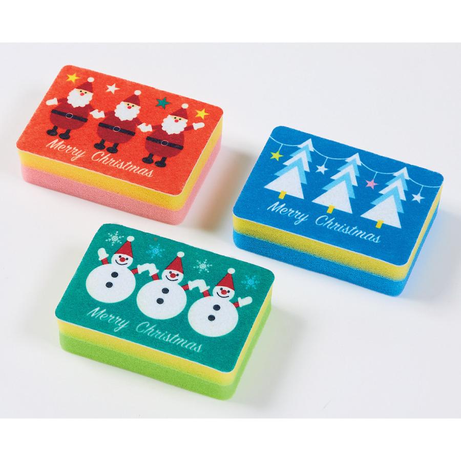 クリスマス キッチンスポンジ 3個入り 50個以上で御注文をお願いします クリスマス プレゼント 景品 子供会 子ども ギフト 雑貨 粗品 子ども会 Jm1510 4 57 販促まかせてドットコム 通販 Yahoo ショッピング
