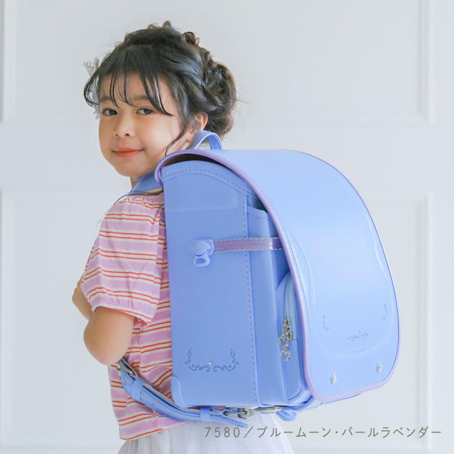 【新品】 ランドセル 女の子 リボンモデル 超軽量 撥水加工 ラベンダー くるピタ 予約開始 マカロンリボン 超軽量 2027 最新版 ランドセル