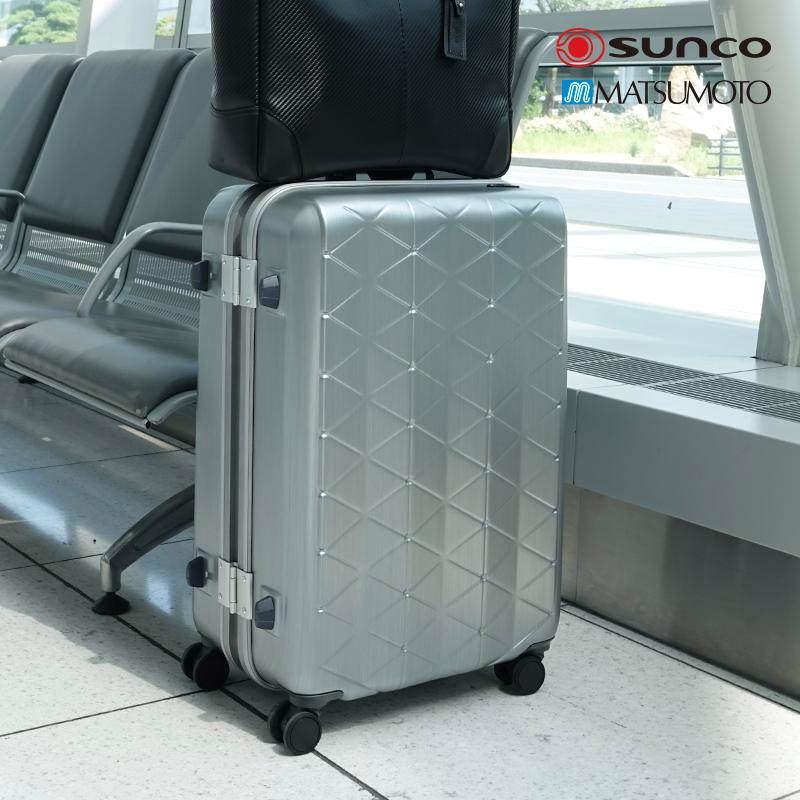 【ポイント10倍】サンコーカバン キャリーケース　SUPER LIGHTS MGC-2-63cm/73L)軽量 マグネシウム SUNCO_10