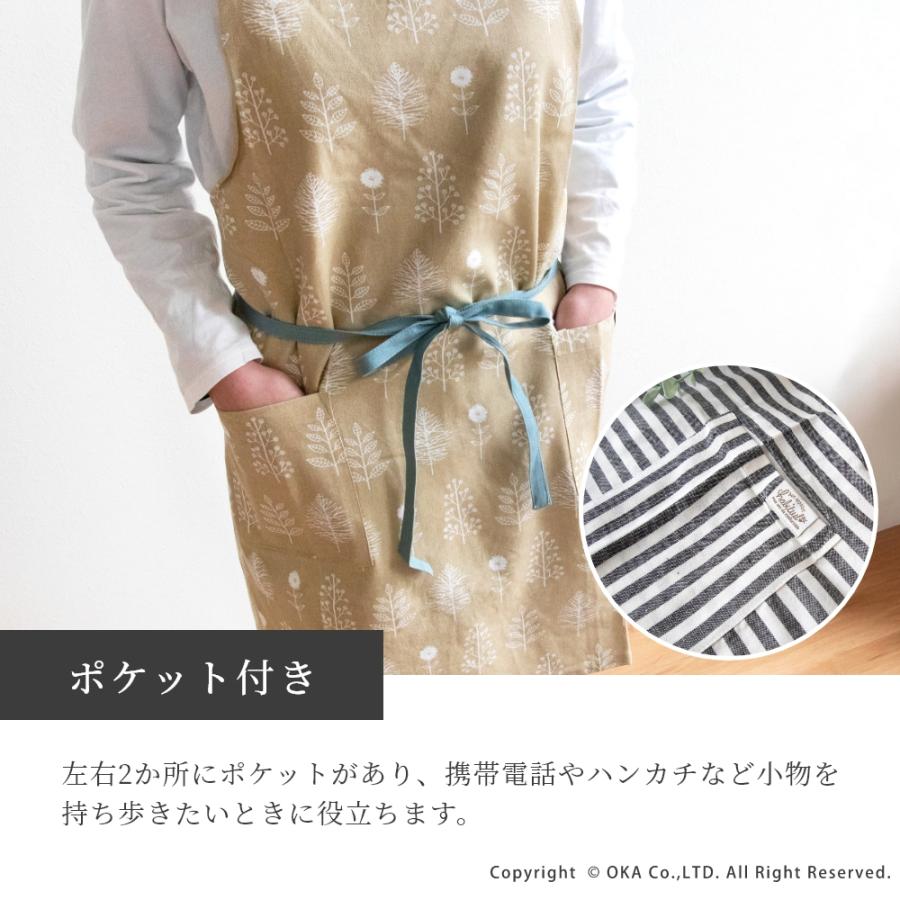 ハンドメイドおしゃれ大人可愛い　エプロン割烹着 ハンドメイドおしゃれ大人可愛いエプロン割烹着ゆったりふっくら楽々