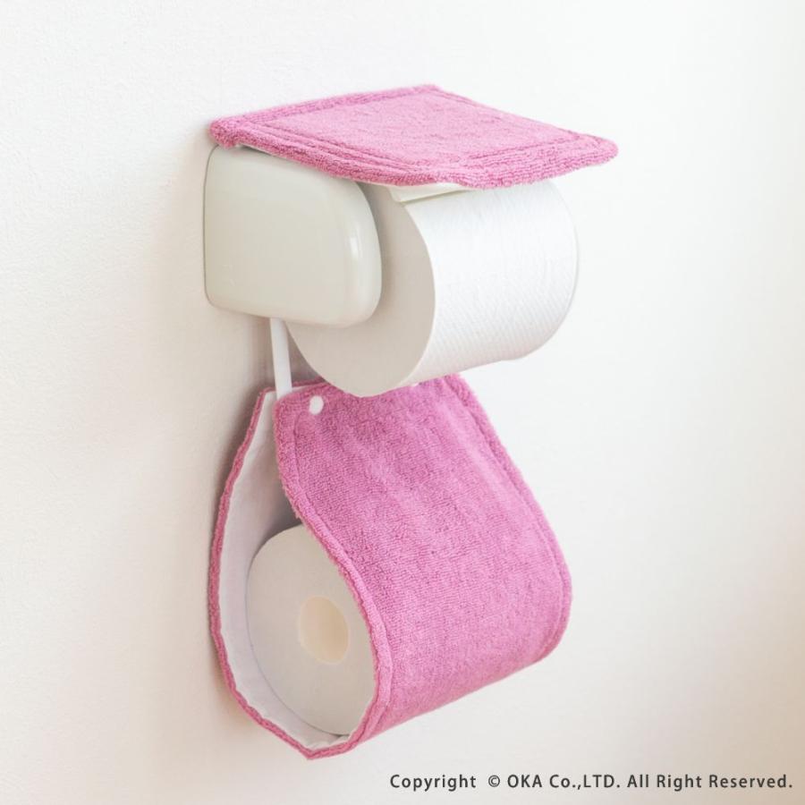オカ トイレットペーパーホルダーカバー 乾度良好 Dナチュレ トイレ