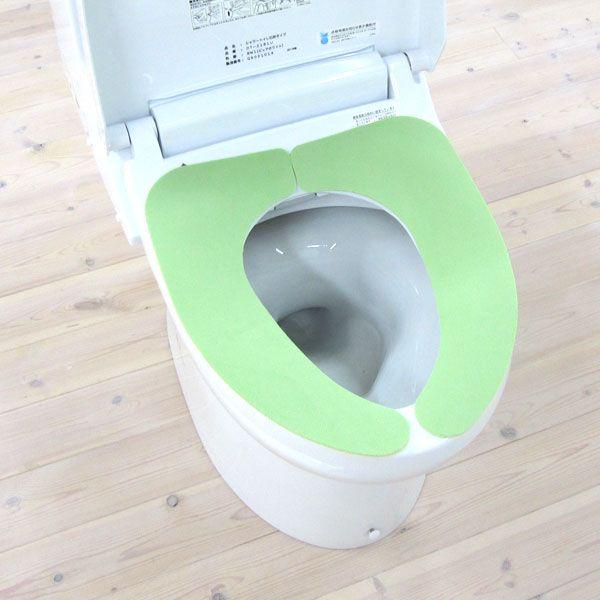 オカ 便座カバー 便座シート 貼っぴぃ はっぴぃ プレーンタイプ 無地