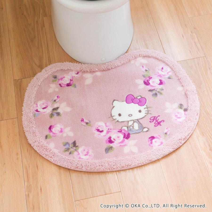 sanrio トイレマット ハローキティ グレース 約52×63cm トイレ sanrio トイレマット ハローキティ グレース 約52×63cm トイレ