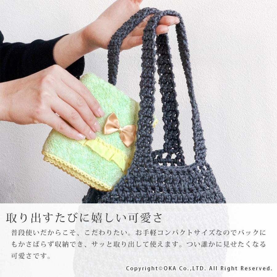 おかえし ギフト シェリールスフレ ハンドタオル 約25×25cm 2枚セット プレゼント プチギフト ハンカチ かわいい リボン | オカ | 11