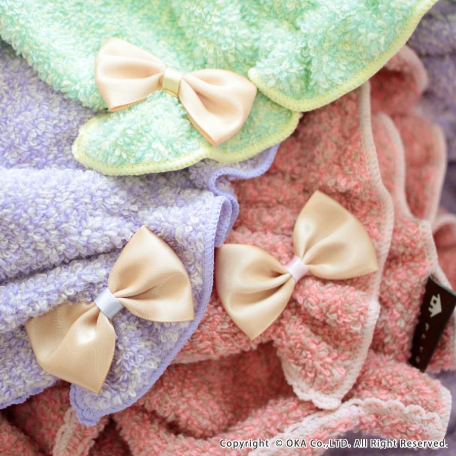 シェリールスフレ ヘアドライタオル 髪用 伸びる お風呂上がり 入浴後 もこもこ かわいい メランジェ リボン オカ |  | 10