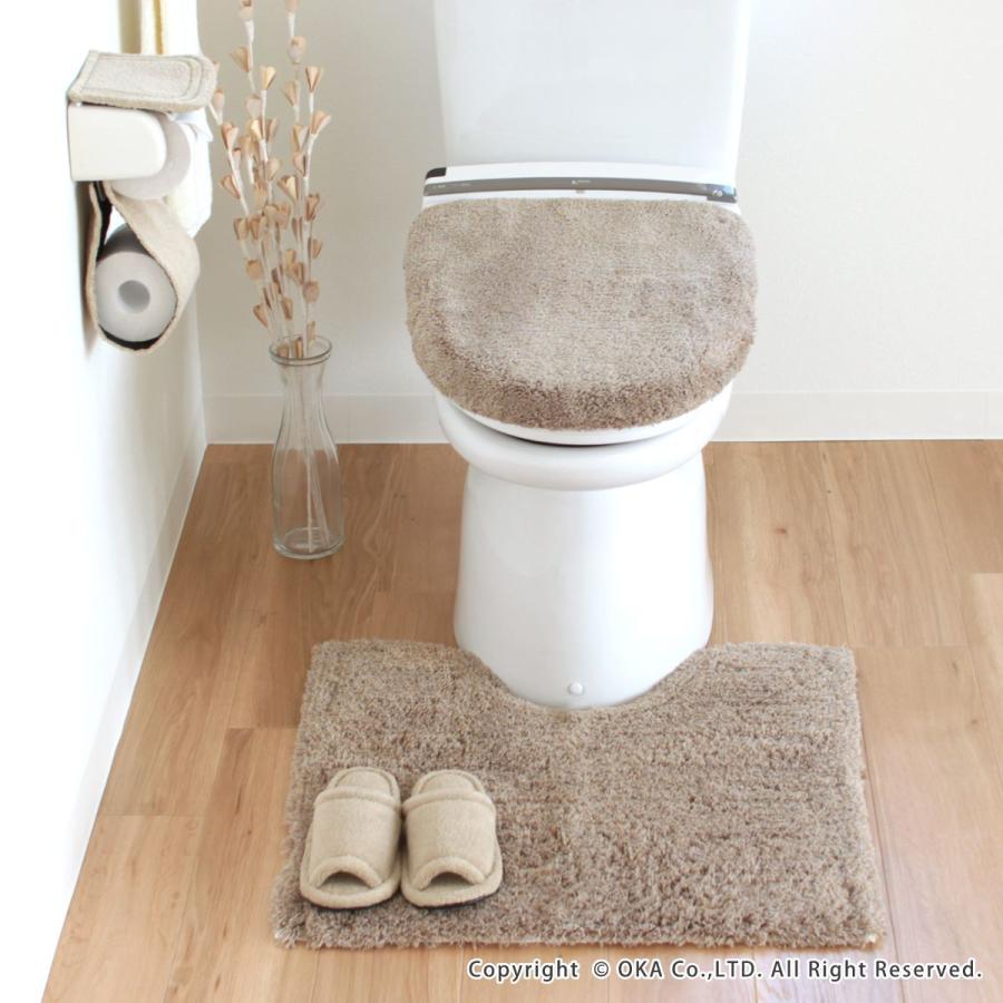 トイレフタカバー PLYS プリスベイス エピ 吸着シートタイプ 洗浄暖房型専用 ロング 大型 トイレ用品 トイレカバー 吸水 速乾 抗菌 防臭 返品不可 オカ | オカ | 14