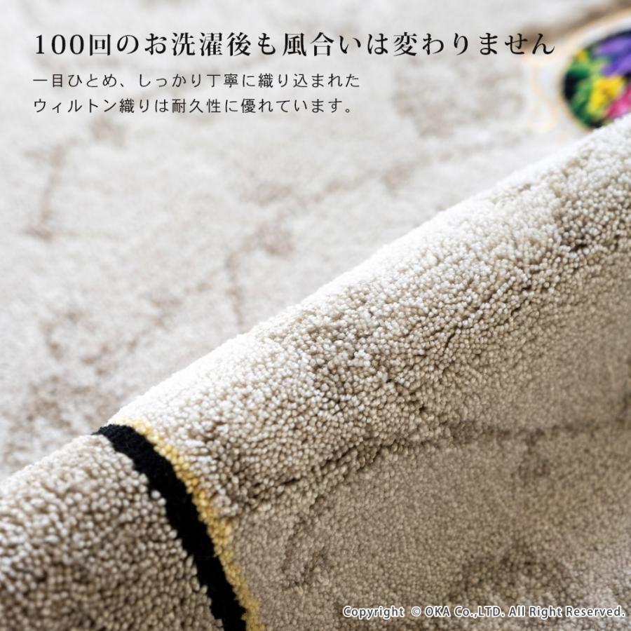 オカ 玄関マット 約50×70cm 洗える シェニールロゼ 洗面マット
