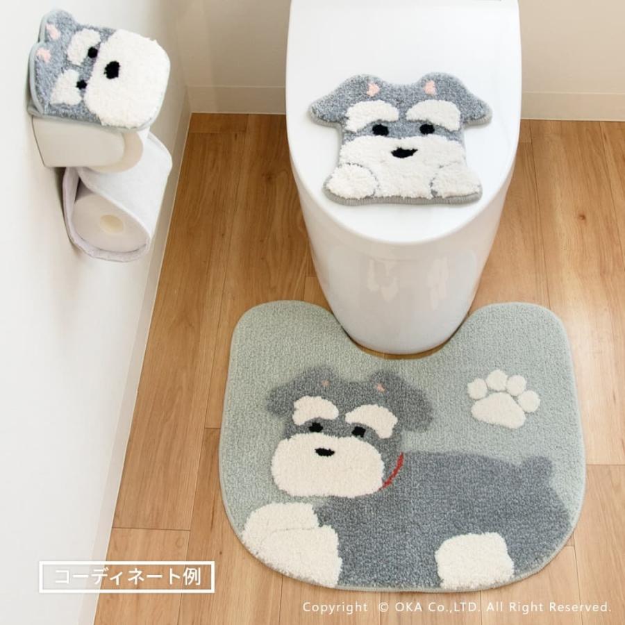オカ トイレカバー ファンディットアニマル デコレーションマスコット