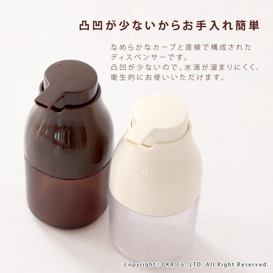 ソープディスペンサー 泡 ボトル PLYS プリス ディスペンサー 泡タイプ 250ml ハンドソープディスペンサーボトル 詰め替え ボトル オカ｜m-rug｜14