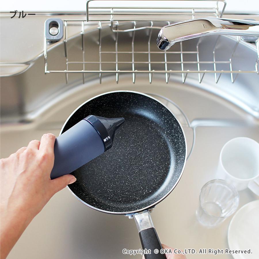 食器洗剤 詰め替えボトル 片手 PLYS base プリスベイス キッチンディスペンサー 洗剤 詰め替え ボトル 食器用洗剤 入れ替え おしゃれ 使いやすい | オカ | 10
