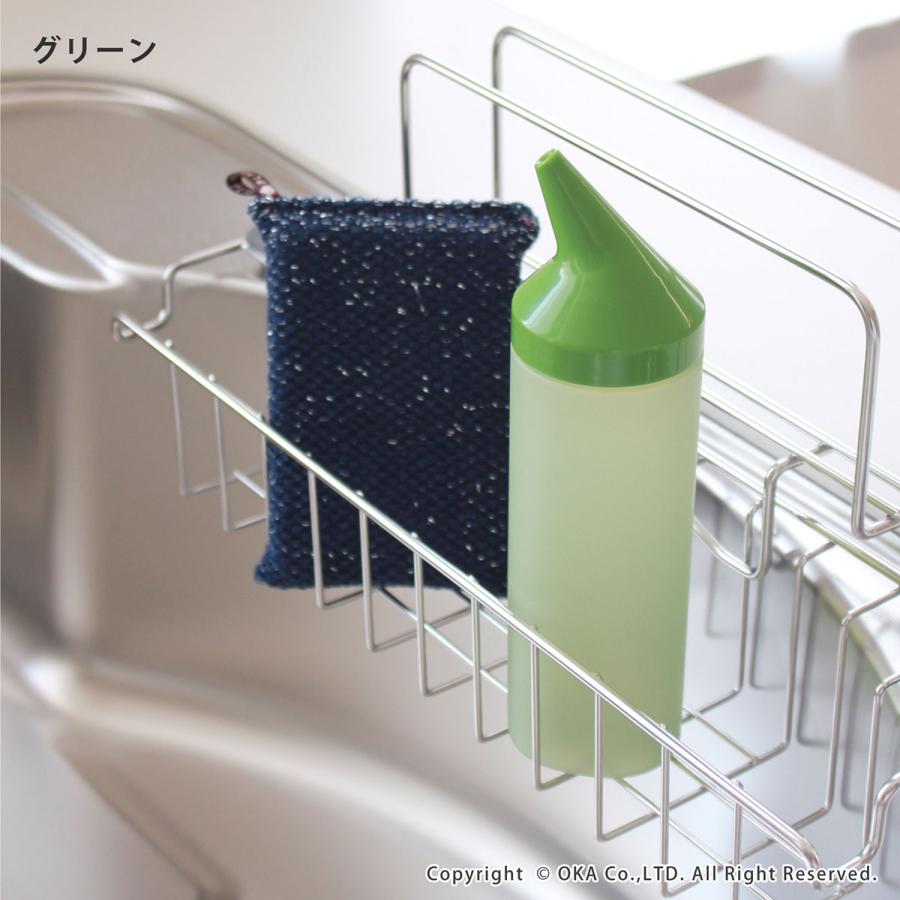 食器洗剤 詰め替えボトル 片手 PLYS base プリスベイス キッチンディスペンサー 洗剤 詰め替え ボトル 食器用洗剤 入れ替え おしゃれ 使いやすい | オカ | 11