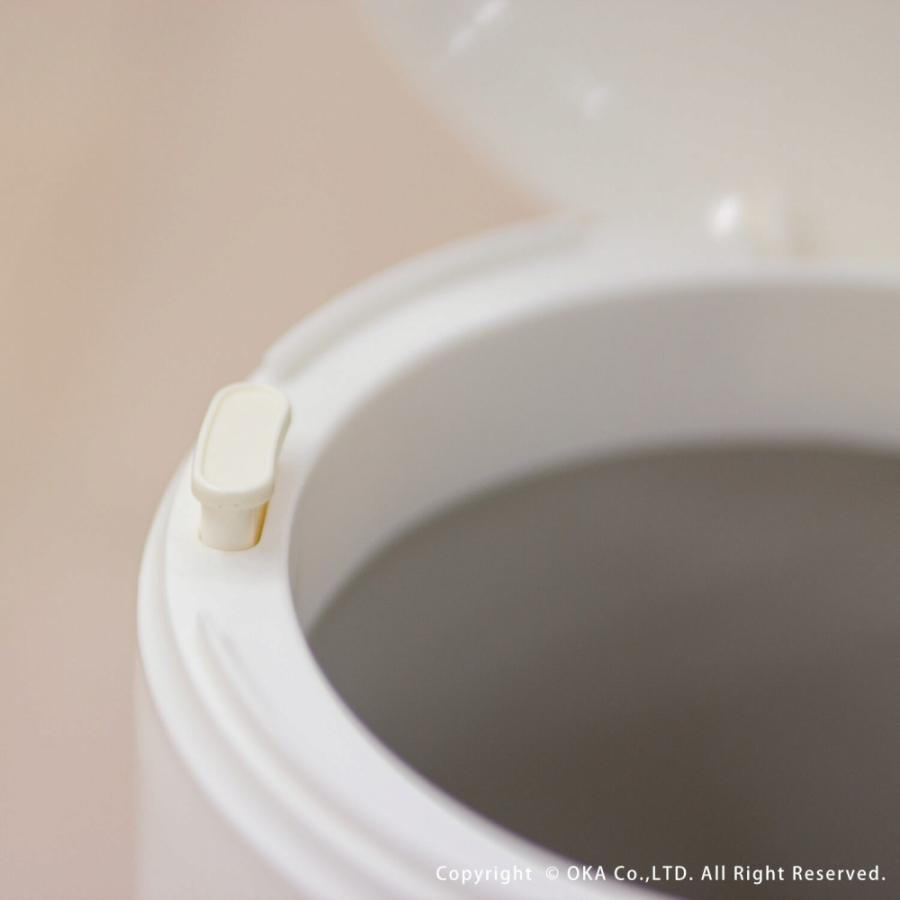 サニタリーボックス トイレポット フルール トイレ ゴミ箱 サニタリーボックス おしゃれ トイレポット 大容量 北欧 トイレコーナーポット オカ | オカ | 11