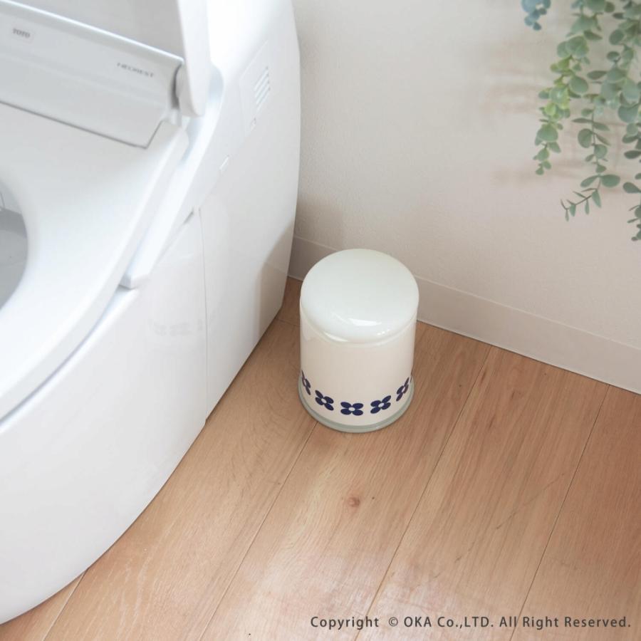 サニタリーボックス トイレポット フルール トイレ ゴミ箱 サニタリーボックス おしゃれ トイレポット 大容量 北欧 トイレコーナーポット オカ | オカ | 08