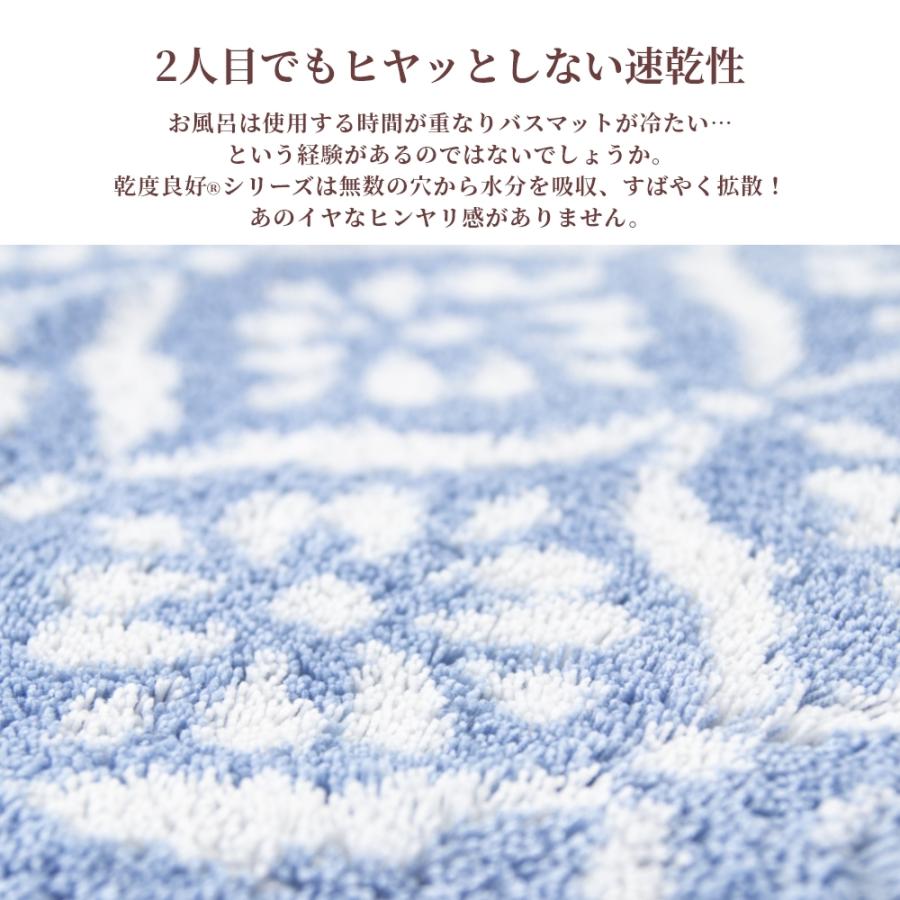 乾度良好 バスマット 足ふきマット 速乾 吸水 ボーテ 約45×60cm