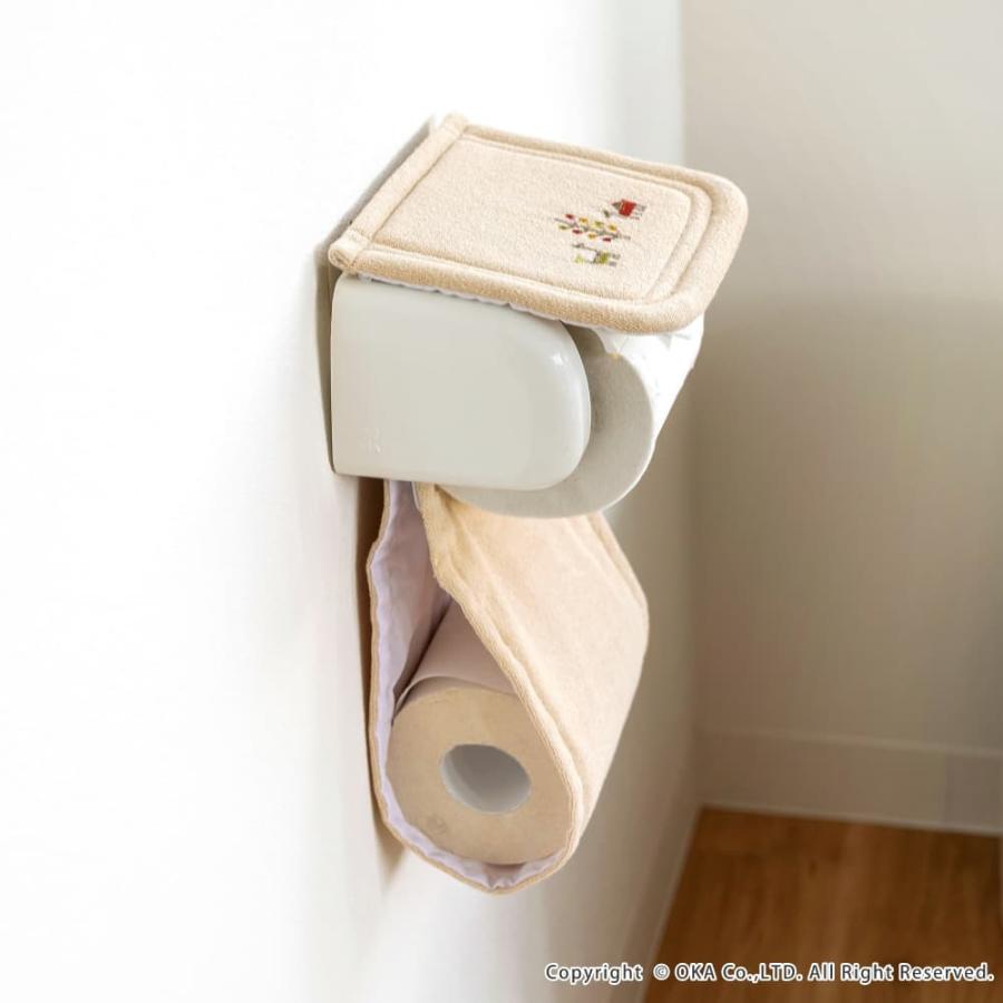 オカ トイレットペーパーホルダーカバー シエラ トイレペーパー