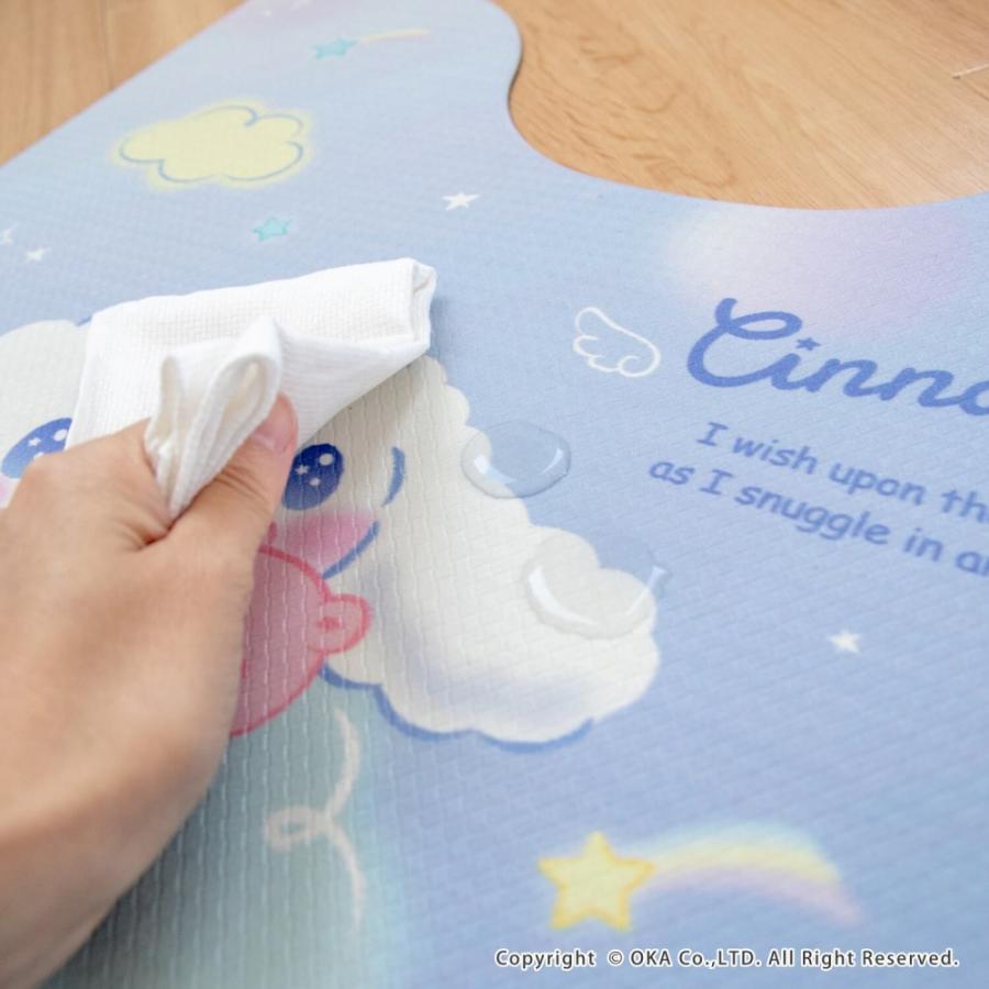 sanrio トイレマット ふける サンリオ 拭ける 約55×60cm sanrio トイレマット ふける サンリオ 拭ける 約55×60cm