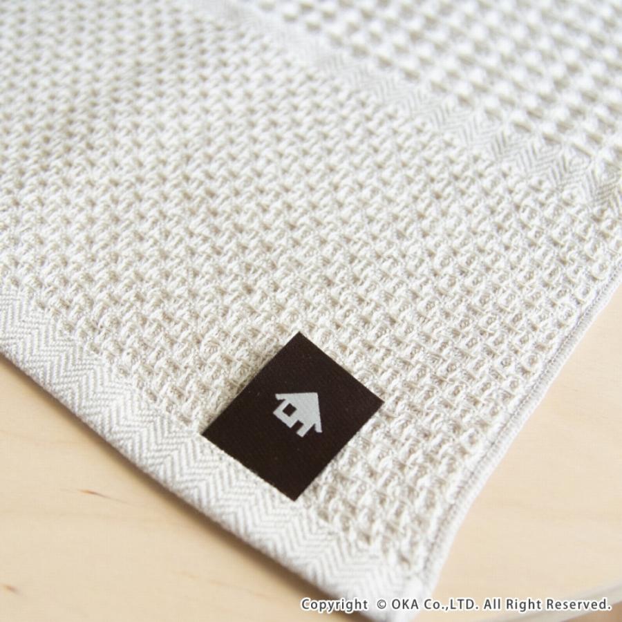 ハンカチ タオル PLYS プリス ワッフル織りのハンカチリネンタオル 約25×25cm コットン混 おしゃれ リネン 麻 ナチュラル ワッフル ベージュ 生成り |  | 08