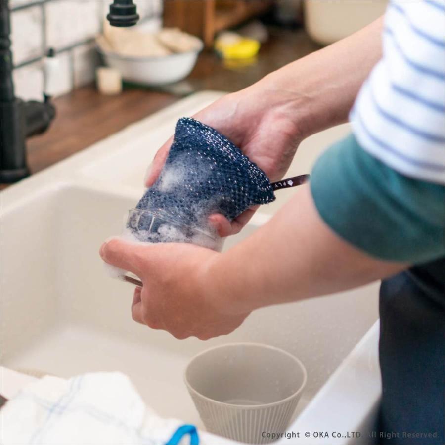 食器用 台所用 スポンジ Plys プリスベイス 除菌ニットスポンジ キッチン スポンジ 食器用 茶渋がとれる ヒモ付き おしゃれ 日本製 オカ マット ラグファクトリーyahoo 店 通販 Yahoo ショッピング