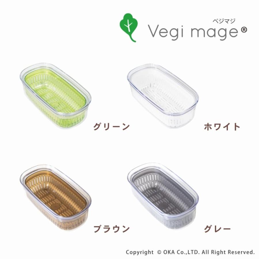 オカ ザル付き保存容器 キッチングッズ PLYS 野菜保存容器 “あらう