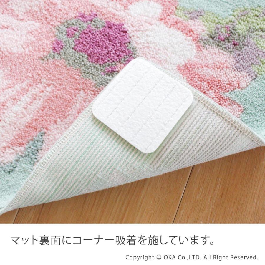 玄関マット 室内 Thinka フランシール 約50 80cm おしゃれ コーナー吸着つき 洗える 日本製 ウィルトン織り すべり止め付き オカ マット ラグファクトリー 通販 Yahoo ショッピング