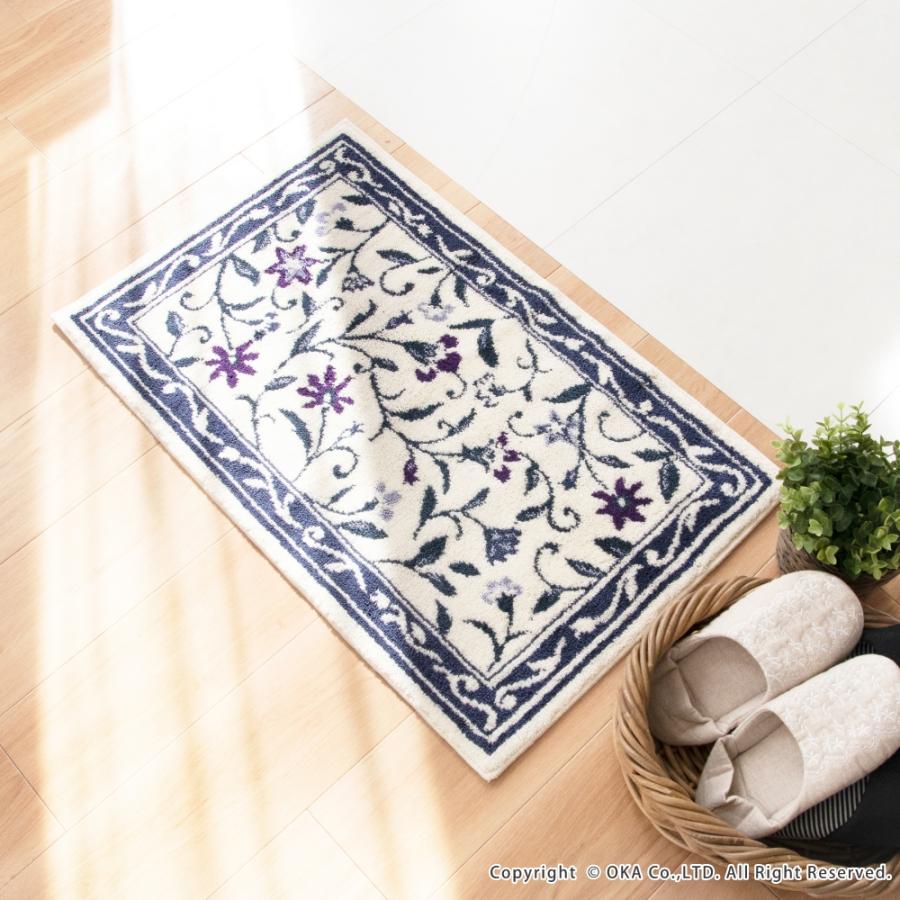 オカ 玄関マット おしゃれ 室内 屋内 風水 モンテサラサ 約50×80cm