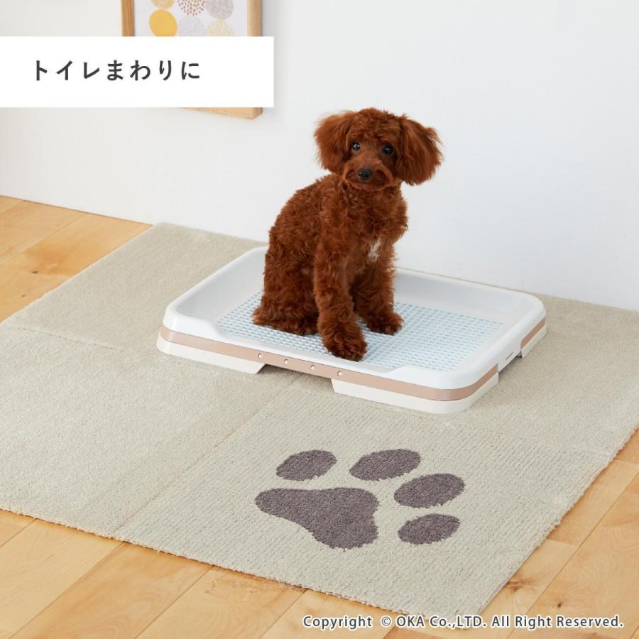 ペットマット タイルマット ピタペトモ 約45 45cm 同色4枚組 ペットラグ ペット 犬 ラグ 吸着 洗える 日本製 床暖房可 ブラウン ベージュ オカ マット ラグファクトリー 通販 Yahoo ショッピング