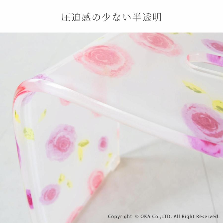 風呂椅子 風呂いす バスチェア アクリル バスチェア Ｌサイズ 高さ 31cm 洗面用具 高級 おしゃれ 北欧 バラ 薔薇 汚れにくい オカ_6