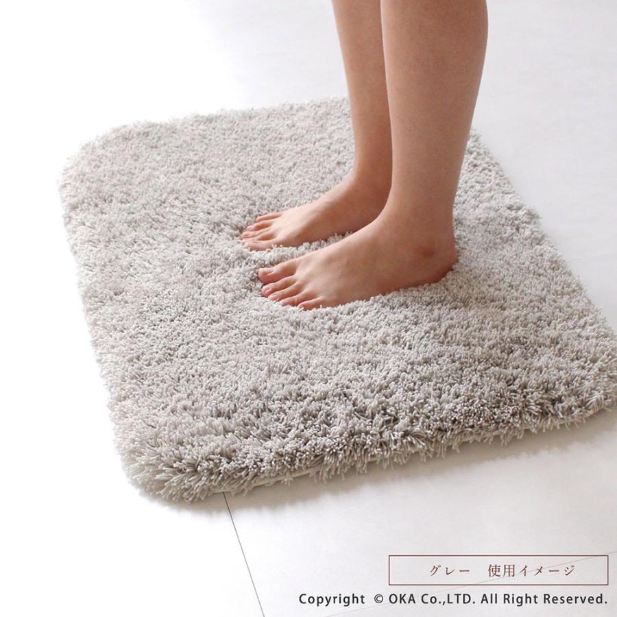バスマット 洗える 日本製 吸水 速乾 PLYS プリス バスミューズ ミレニアム バスマット 約35×60cm バスマット 乾度良好 お風呂マット オカ | 乾度良好 | 14