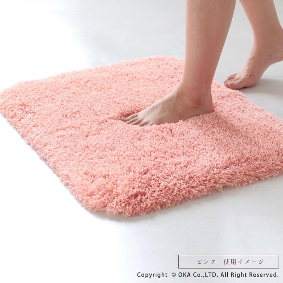 バスマット 洗える 日本製 吸水 速乾 PLYS プリス バスミューズ ミレニアム バスマット 約35×60cm バスマット 乾度良好 お風呂マット オカ | 乾度良好 | 15
