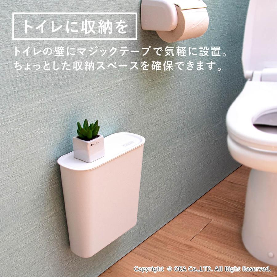 トイレ 収納 棚 我が家べんり化計画 フィルフィット 棚付きポケット 収納 見せる収納 トイレ収納 小物収納 ホワイト 白 トイレシート  オカ |  | 03