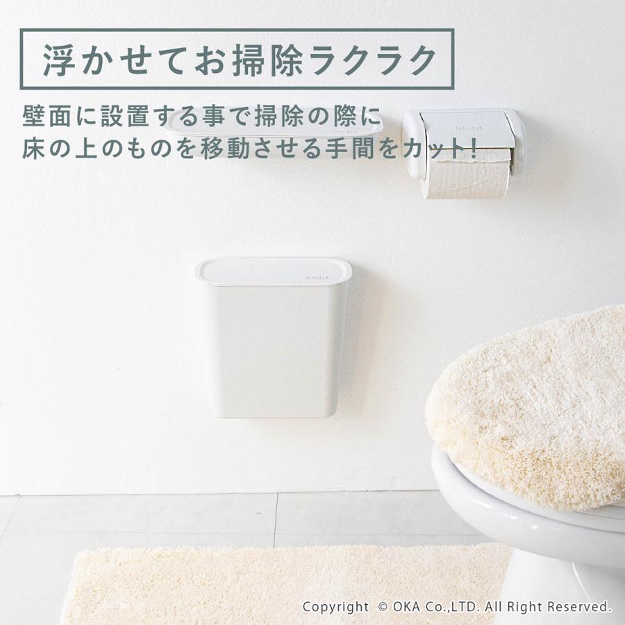 トイレ 収納 棚 我が家べんり化計画 フィルフィット 棚付きポケット 収納 見せる収納 トイレ収納 小物収納 ホワイト 白 トイレシート  オカ |  | 05