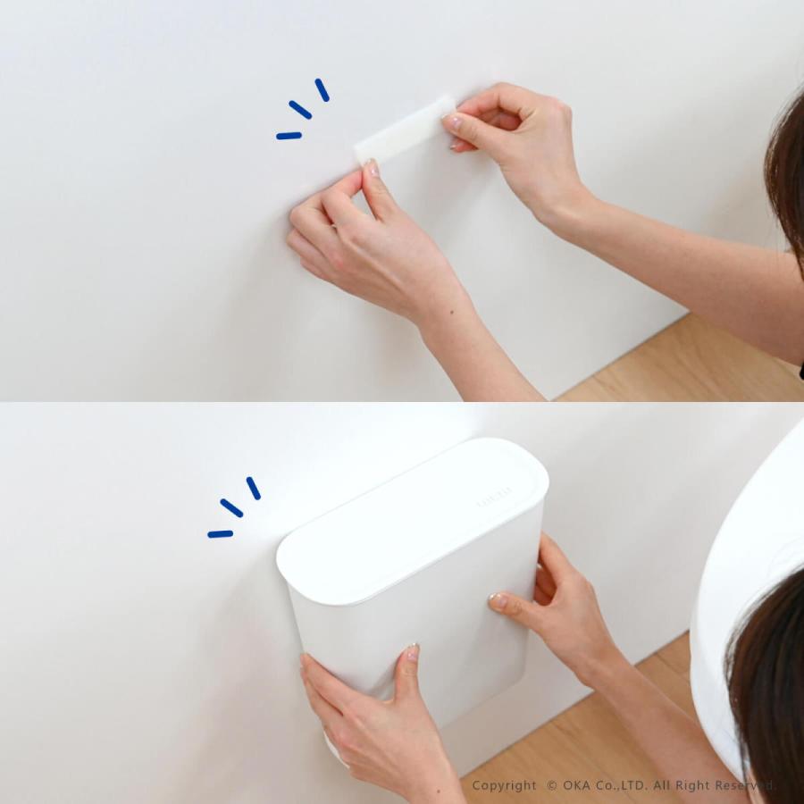 トイレ 収納 棚 我が家べんり化計画 フィルフィット 棚付きポケット 収納 見せる収納 トイレ収納 小物収納 ホワイト 白 トイレシート  オカ |  | 10