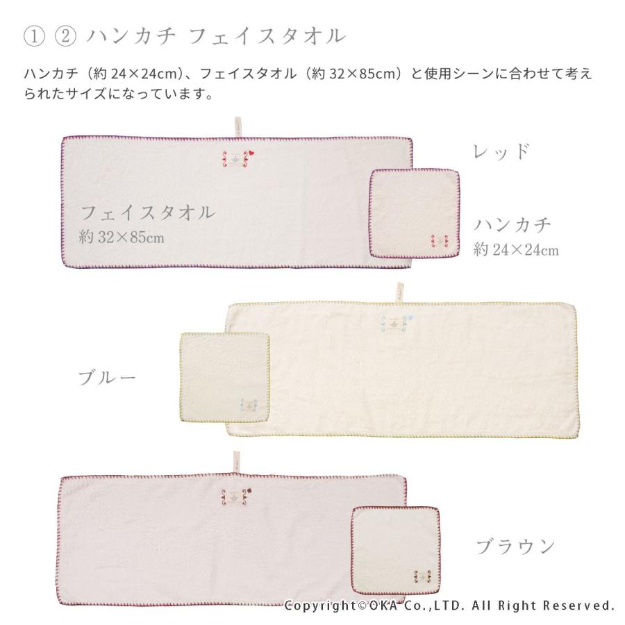 タオル ギフトセット ワンダーランド　ギフト5点セット タオル オルネット 今治 日本製 ベビー用品 赤ちゃん 出産祝い ギフト オカ｜m-rug｜07