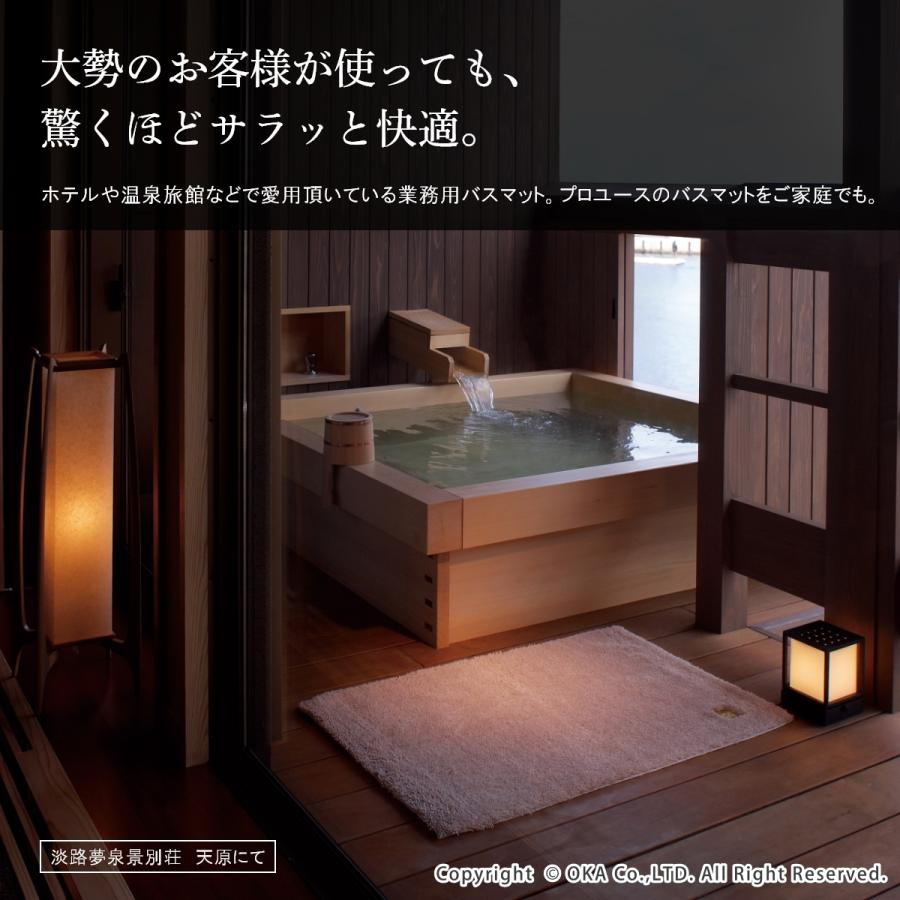 足拭きマット 約60×90cm 3枚セット 業務用バスマット 乾度良好 Ag+ おすすめ 吸水 速乾 抗菌 防臭 ベーシングマット 足ふきマット 大判 大きめ 洗える オカの画像