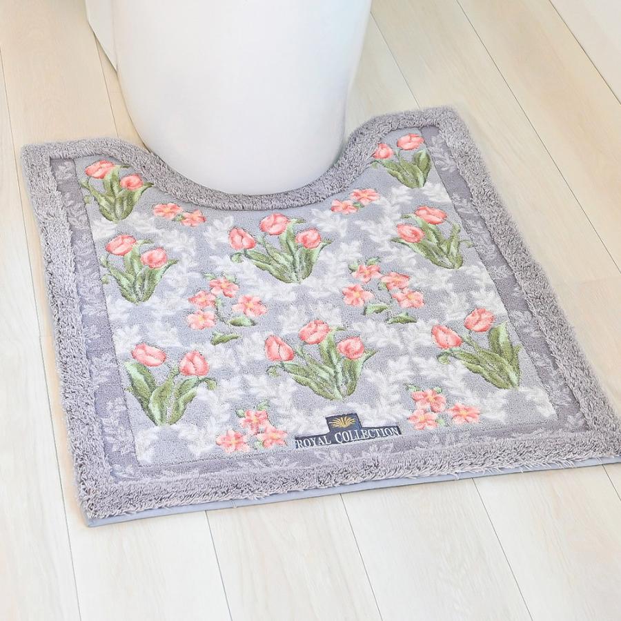 オカ トイレマットセット 2点 約75×63cm ロイヤルコレクション アーツ