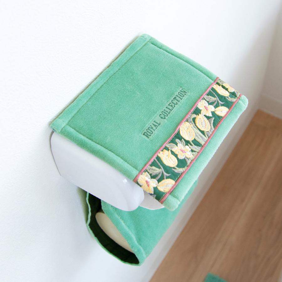 オカ トイレマットセット 4点 ロング 大判 約75×63cm ロイヤル