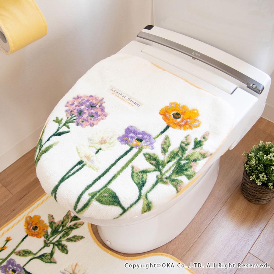 オカ トイレマットセット 2点 約55×60cm ボタニカルガーデン オカ トイレマットセット 2点 約55×60cm ボタニカルガーデン